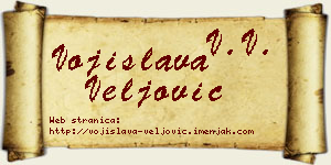 Vojislava Veljović vizit kartica